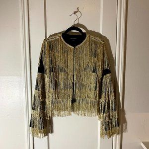 Gold Fringe Jacket